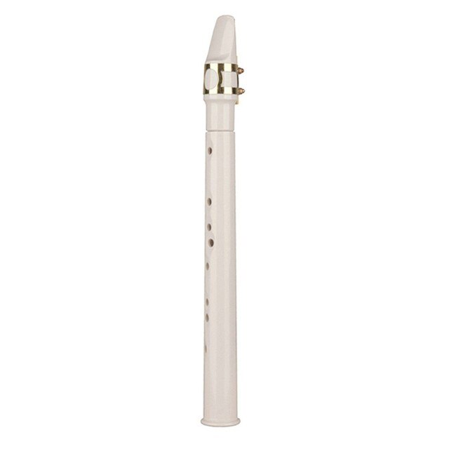 Zwart Pocket Sax C Key Pocket Sax Mini Saxofoon Kleine Saxofoon Met Zak Houtblazers Instrument Muzikale Accessoires: White