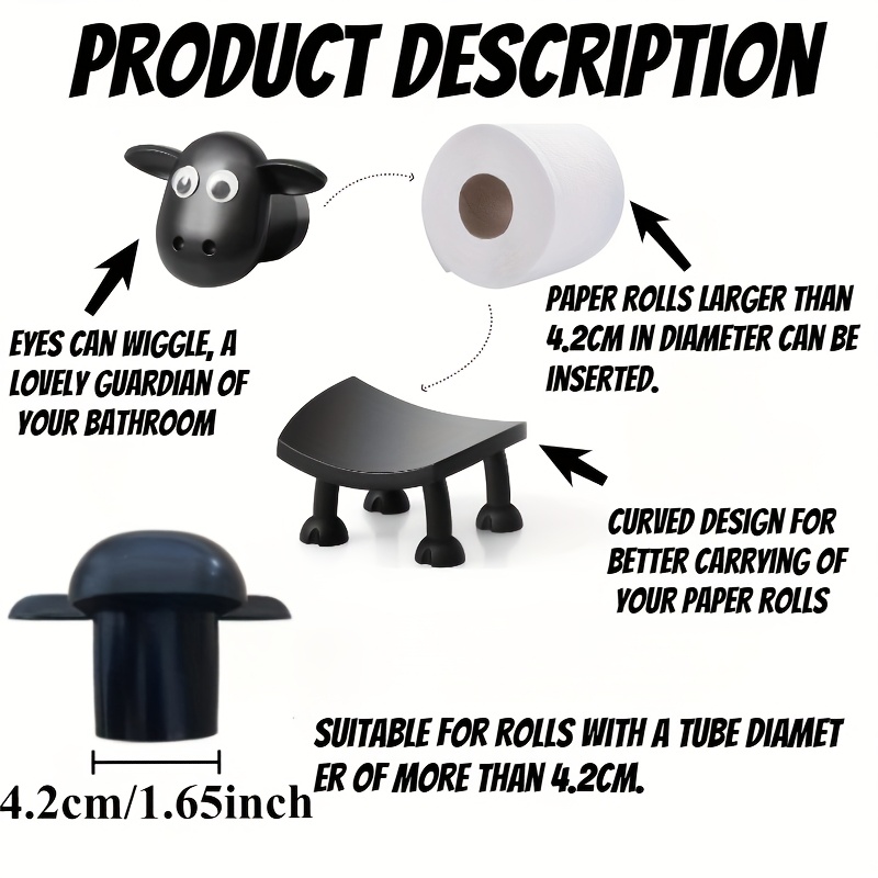 Schafe Form Wc Tissue Rack Wc Papier Halter Harz Schöne Schafe Tissue Box Stapelbar Für Home Badezimmer Nacht Steht Halter