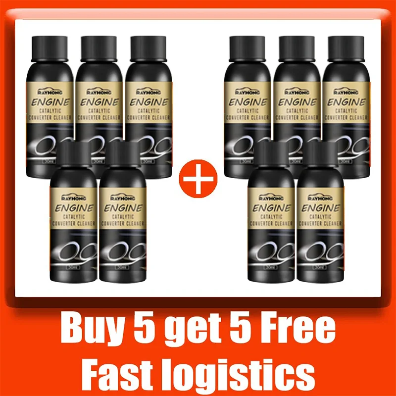 Car Catalytic Converter Cleaner, Deep Cleaning, CSV Multi-Purpose Engine Cleaner, Cleans Accelerator, Catalyst, Easy Cleaning: black