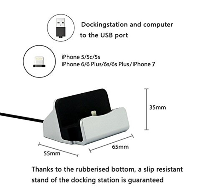 Dock Station IOS Charging Stand for Apple IPhone 11 Pro Max XS XR X 7 8 6S Plus Dockingstation Phone Docking Usb Charger Holder
