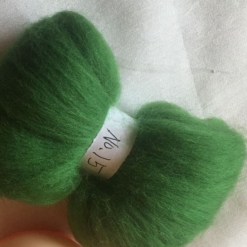 WFPFBEC 70 s Australië GEKAMD 100% WOL fiber merino diy wol voor neddles vilten 50g 100g NR 15: 50g