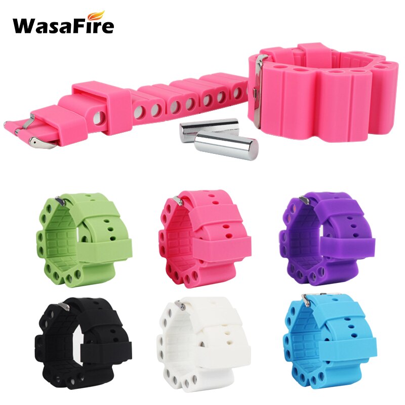 1 paar 500g Silikon Yoga Pilates Gewichteten Armbinde ÜSpund Sport Armbinde Handgelenk Gurt Sand Tasche Fitness Ausbildung Ausrügestochen