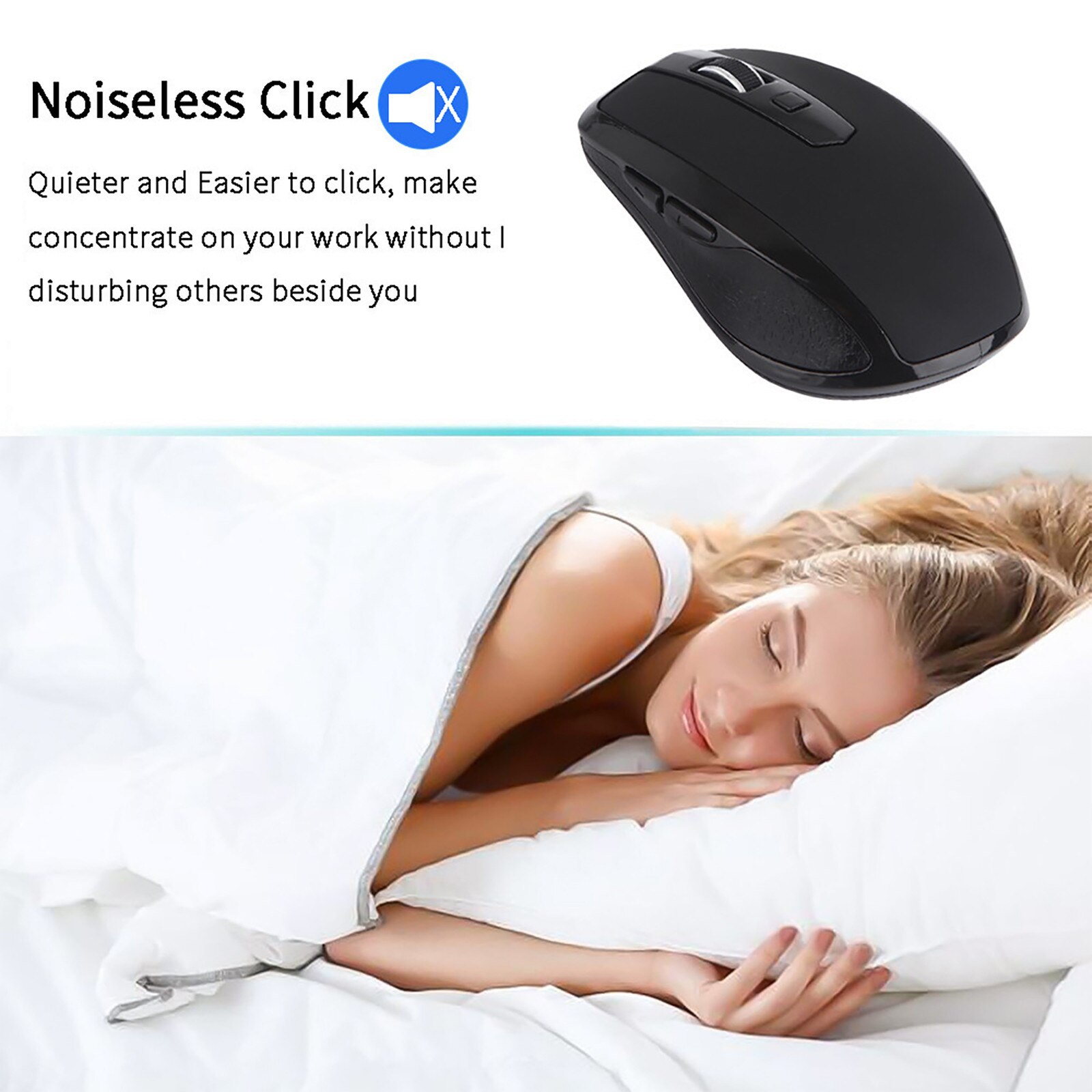 2.4 -ghz-funkmaus mit usb-c-anschluss für macbook/pro, geräuscharm, ergonomisch, leise, pc-laptop-zubehör