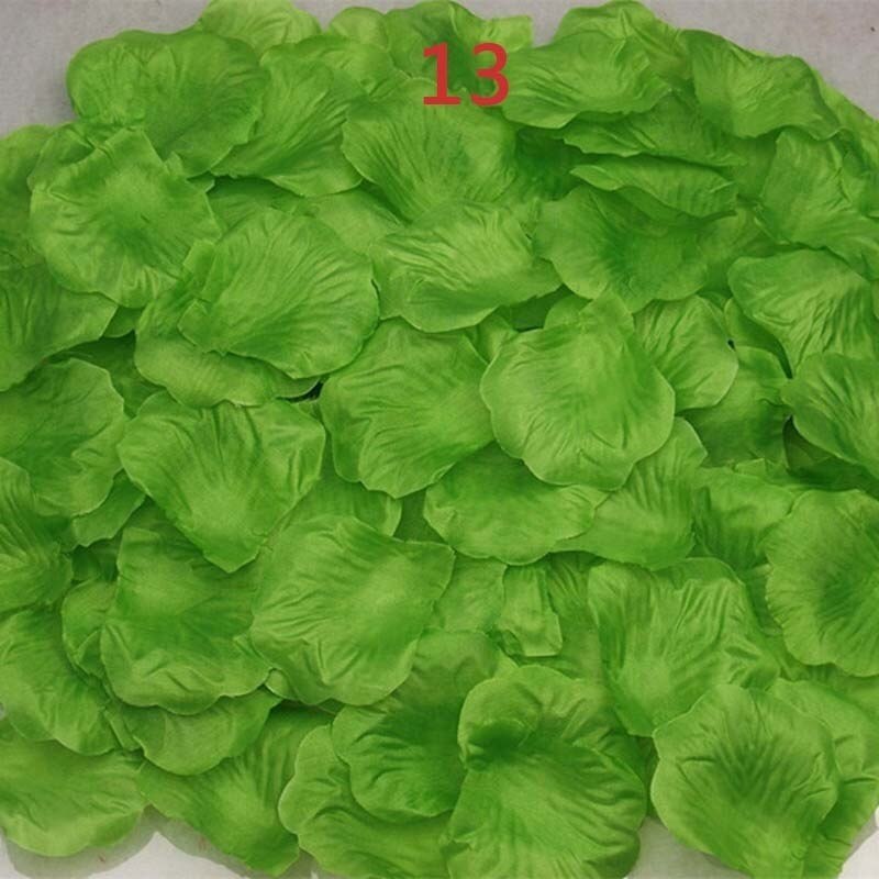 Wedding Rose Petals 100pcs/lot Decorations Flowers Polyester Wedding Rose Artificia bodas lote: Z11