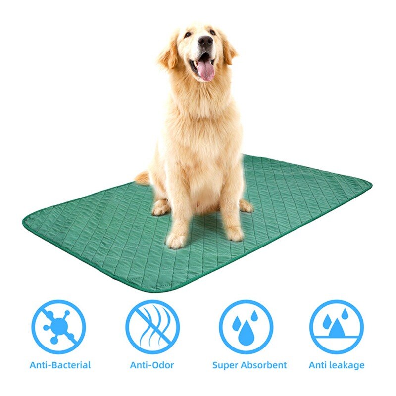 Natural Bamboo Urine Pad Waterproof Pet Pee Mattress For Pet Dog Cat Reusable Washable Leak Proof Pee Pads Home Puppy Sleep Mat