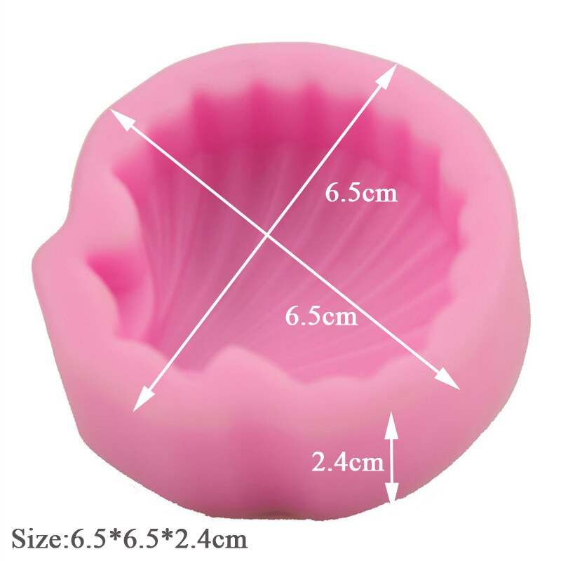 3D Sea Shell Silicone Molds for Soap Making Chocolate Soap Form Fondant Soap Moulds Cake Decorating Handmade Soap Making