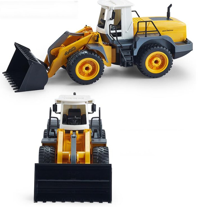 Simulation Power Bulldozer Wireless Remote Control Rechargeable Toy Multifunctional Engineering Vehicle Model Remote Control Toy