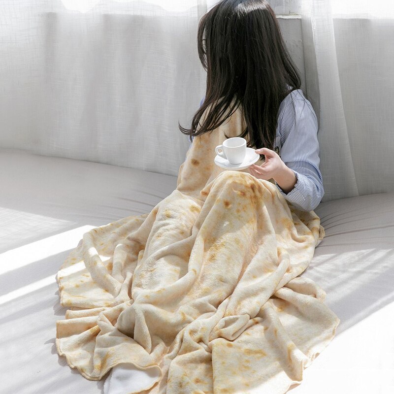 Manta para bebé, manta de Burrito, manta de Tortilla de harina, manta suave de novedad para tu familia, 150cm