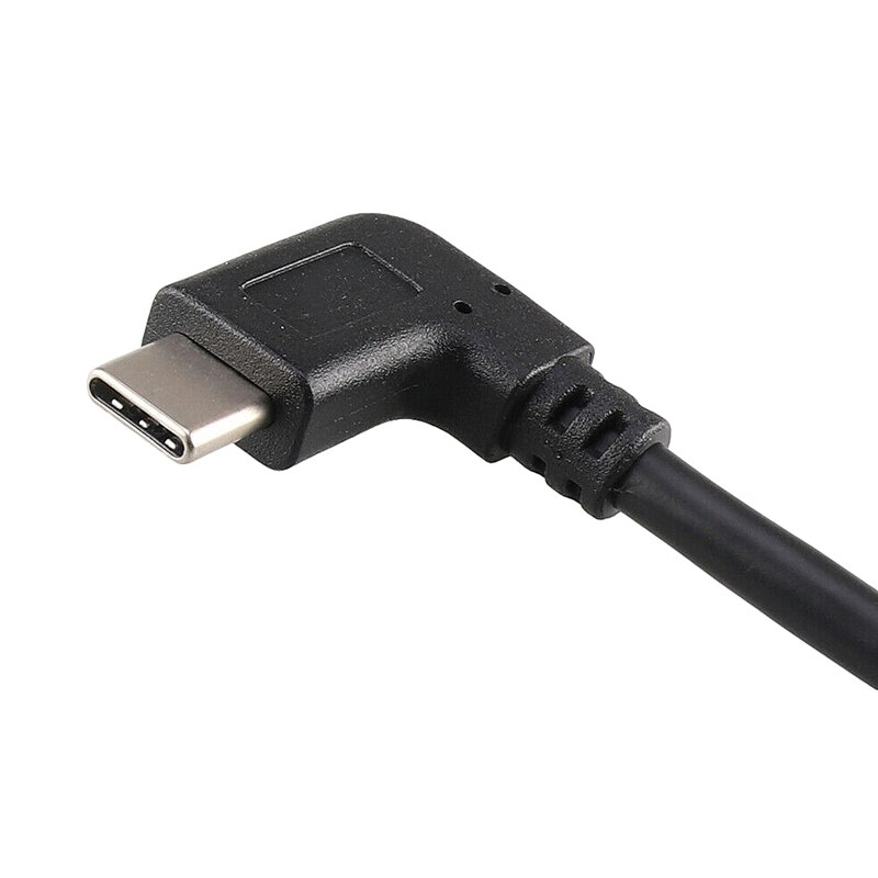 1 Meter Type-C USB 3.1 Male to USB-C Female 90 Degree Cable Extension Data Cable Cord