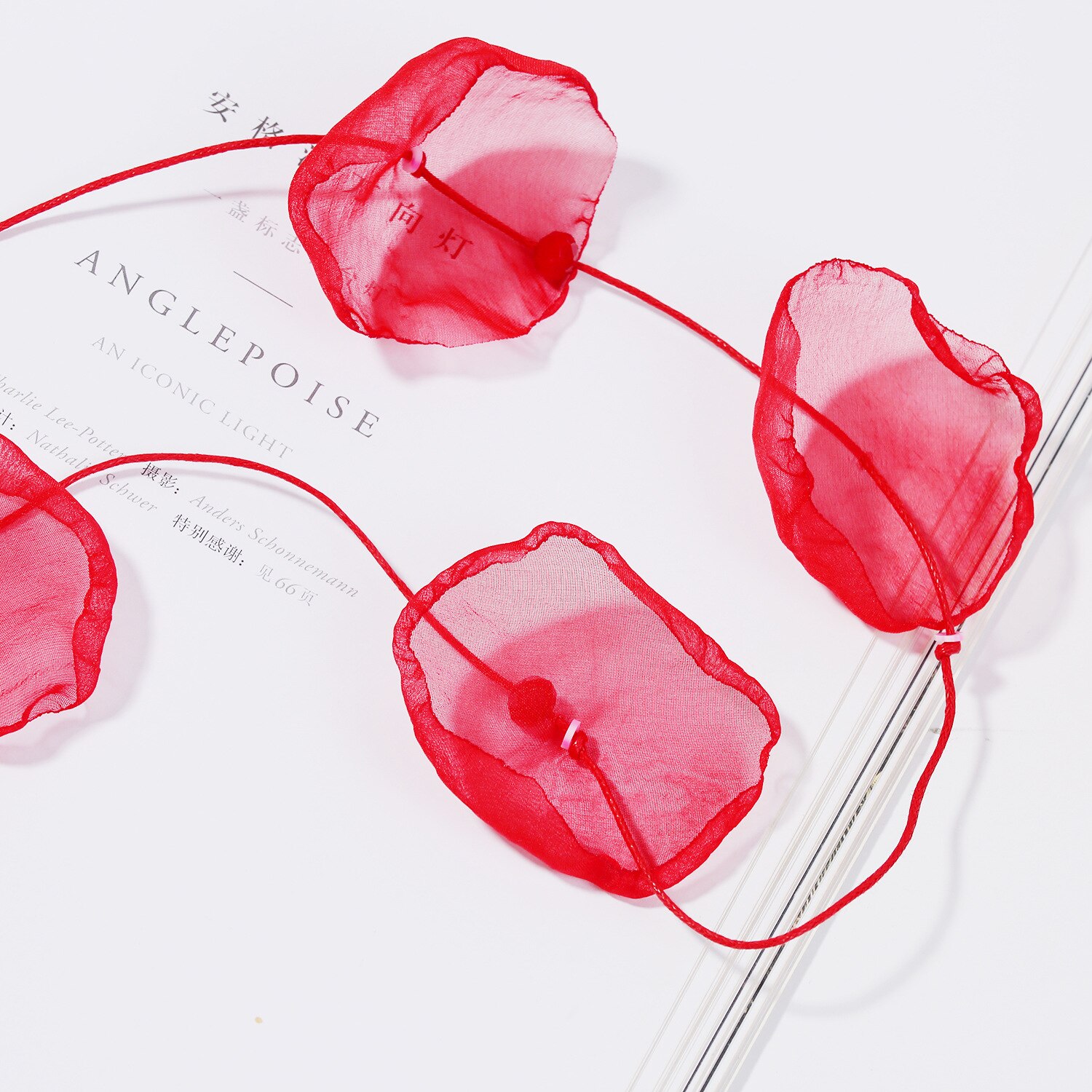 Collier multicouche en dentelle de style bohémien pour femmes, pétales de rose à larges franges, accessoires de bijoux élégants, d'été