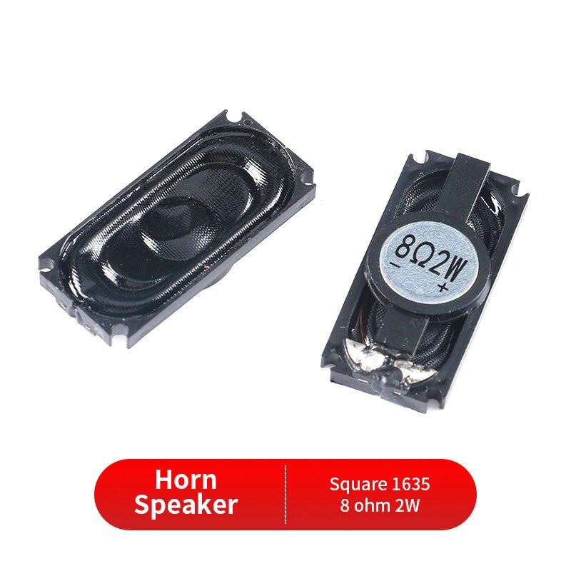 1PCS 2W 8R Loudspeaker 8 Ohm 2 Watt small speaker tweeter Horn square 2040 3070 Diameter 40mm 50mm Mini speaker For Arduino