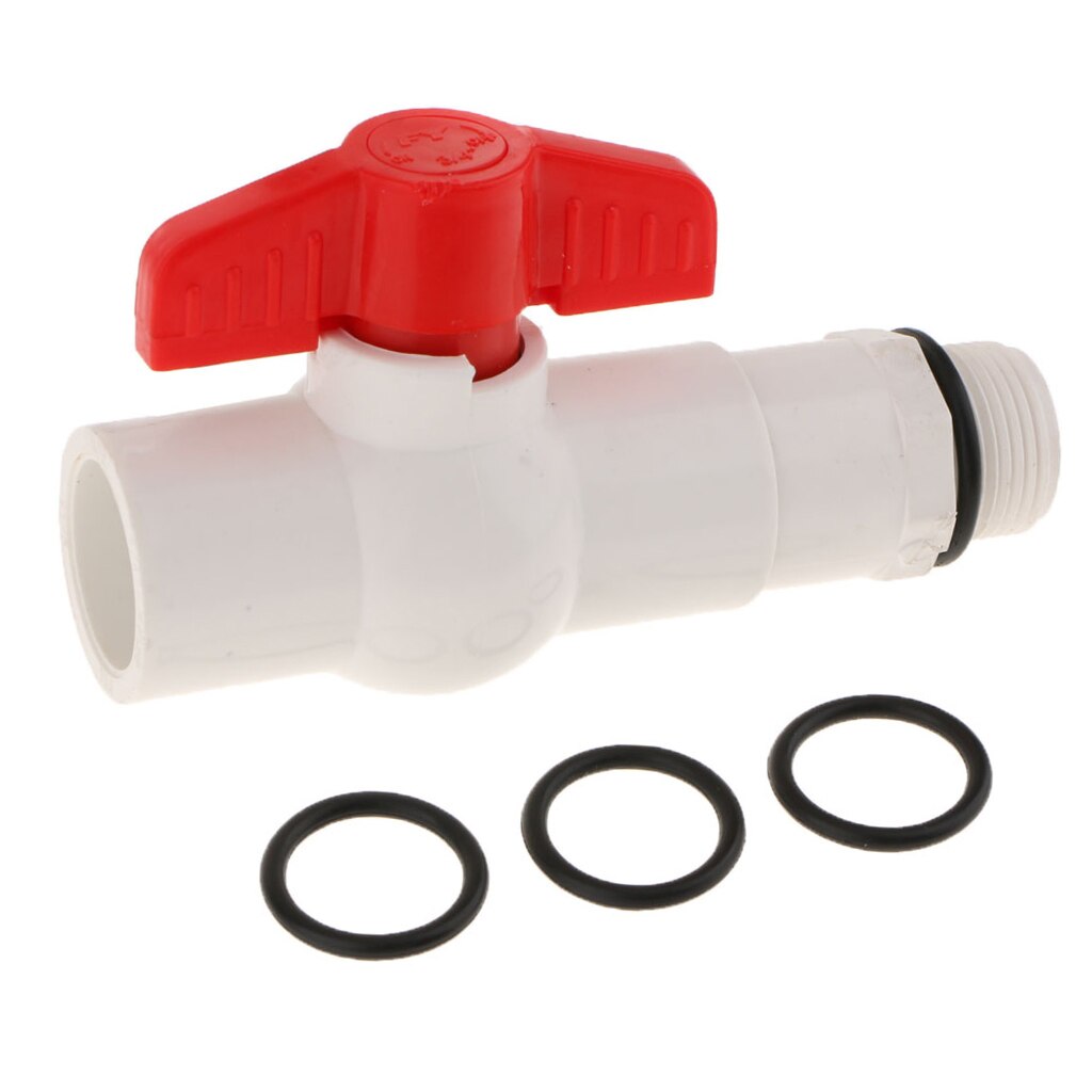 25mm Outlet Plastic Straight Drum Barrel Spigot Faucet Taps for Water 3/4 inch Connection