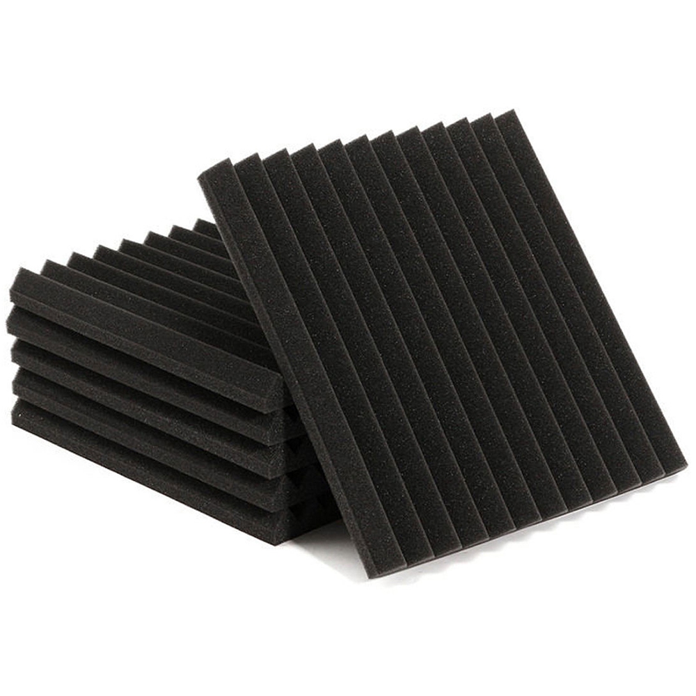 Wedge Acoustic Foam With Adhesive Tape 8 Pcs Soundproof Panels,Silencing Sponge Polyurethane foam