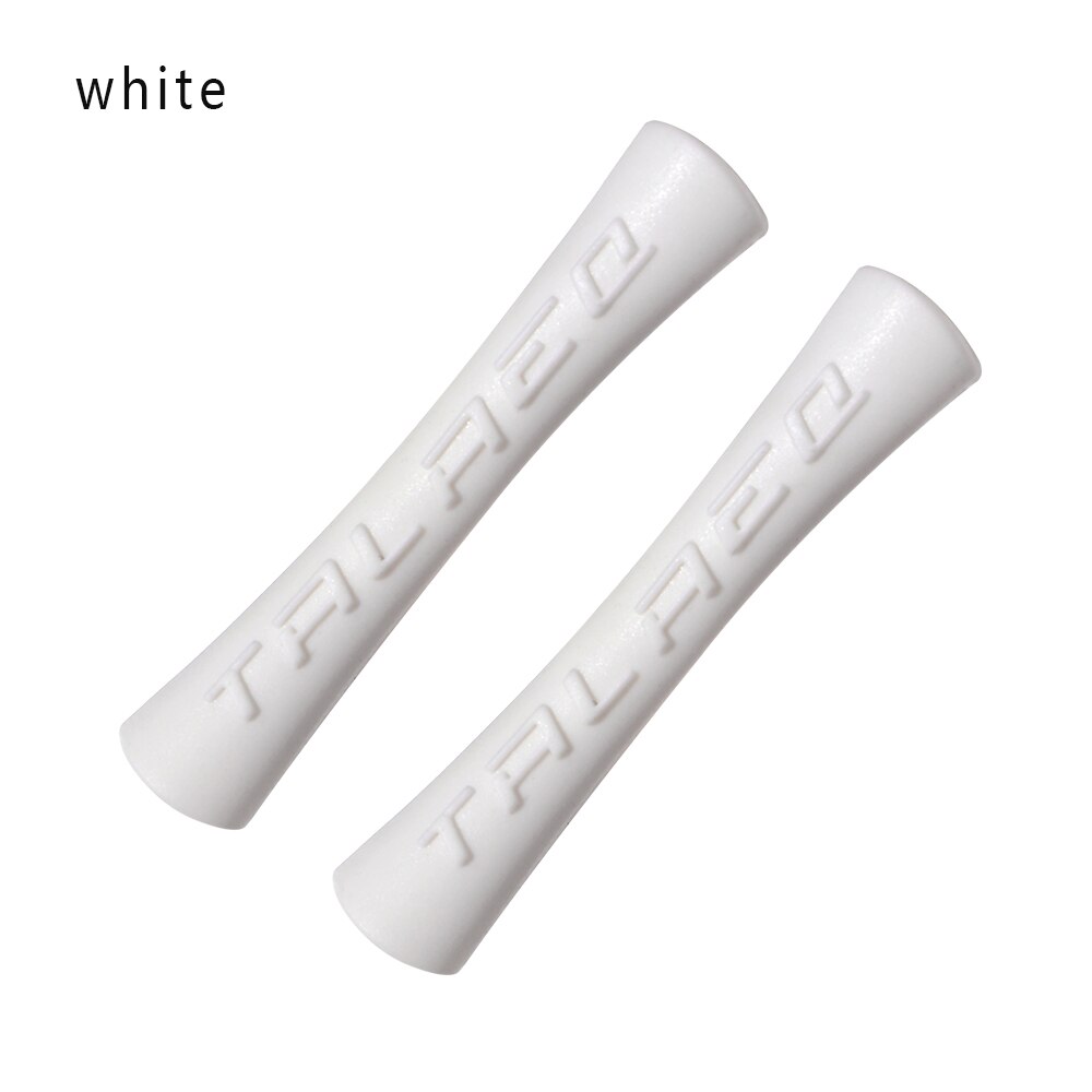 2/4Pcs Fiets Kabel Rubber Protector Mouw Anti Scratch Duurzaam Lijn Pijp Cover Voor Shift Remleiding Pijp frame Bescherming: 1-2Pcs White