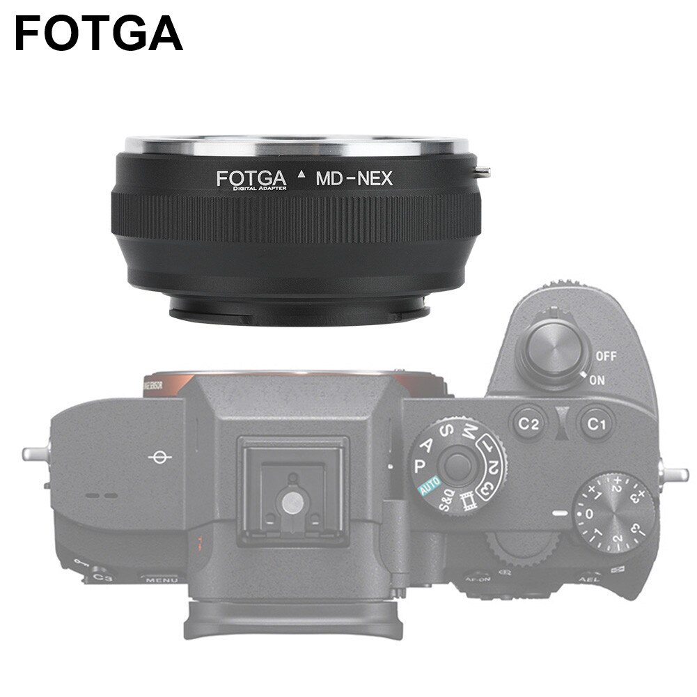 Bague adaptateur d'objectif FOTGA MD-NEX pour objectif Minolta MD pour Sony NEX bague adaptateur de montage d'appareil photo sans miroir