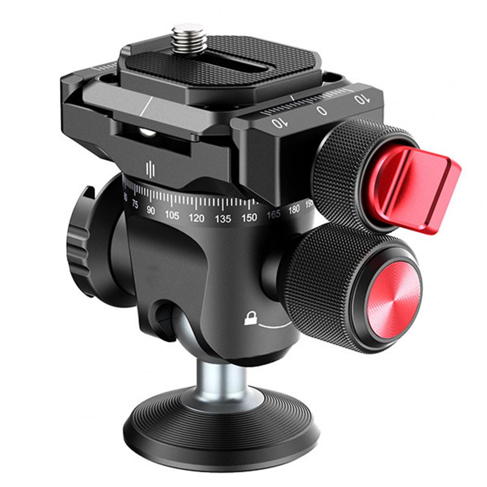 Ulanzi U-120 Tripod Head 360 Degree Rotating Anti-skid Inverted Tripod Gimbal for Camera Durable Inverted Head Aluminum Alloy