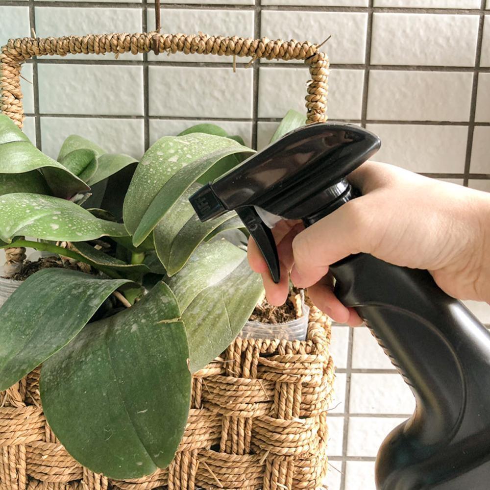 500ml Empty Spray plastic bottle Wash Cleanser Kitchen Water Sprayer Refillable Bottle With Mist Sprayer Black