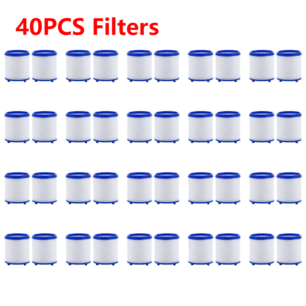 Faucet Filter Elements Water Purifier Filter emove Chlorine Heavy Metal Faucet Adapter PP Cotton Filtration for Kitchen Bathroom: light green