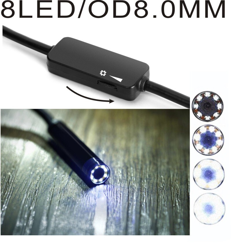 Wifi semi-rigied endoscop für ios android auto erkennung inspektion endoscop schlange video fleksibelt kamera 8mm 2/5/10m