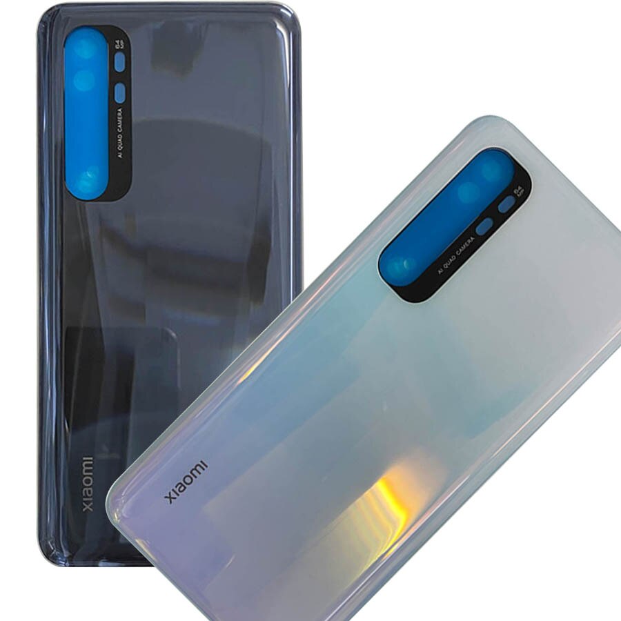 Cover 6.47 &quot;Voor Xiaomi Mi Note 10 Lite Batterij Cover Achter Glas Deur Behuizing M2002F4LG Mi Note10 Lite back Battery Cover