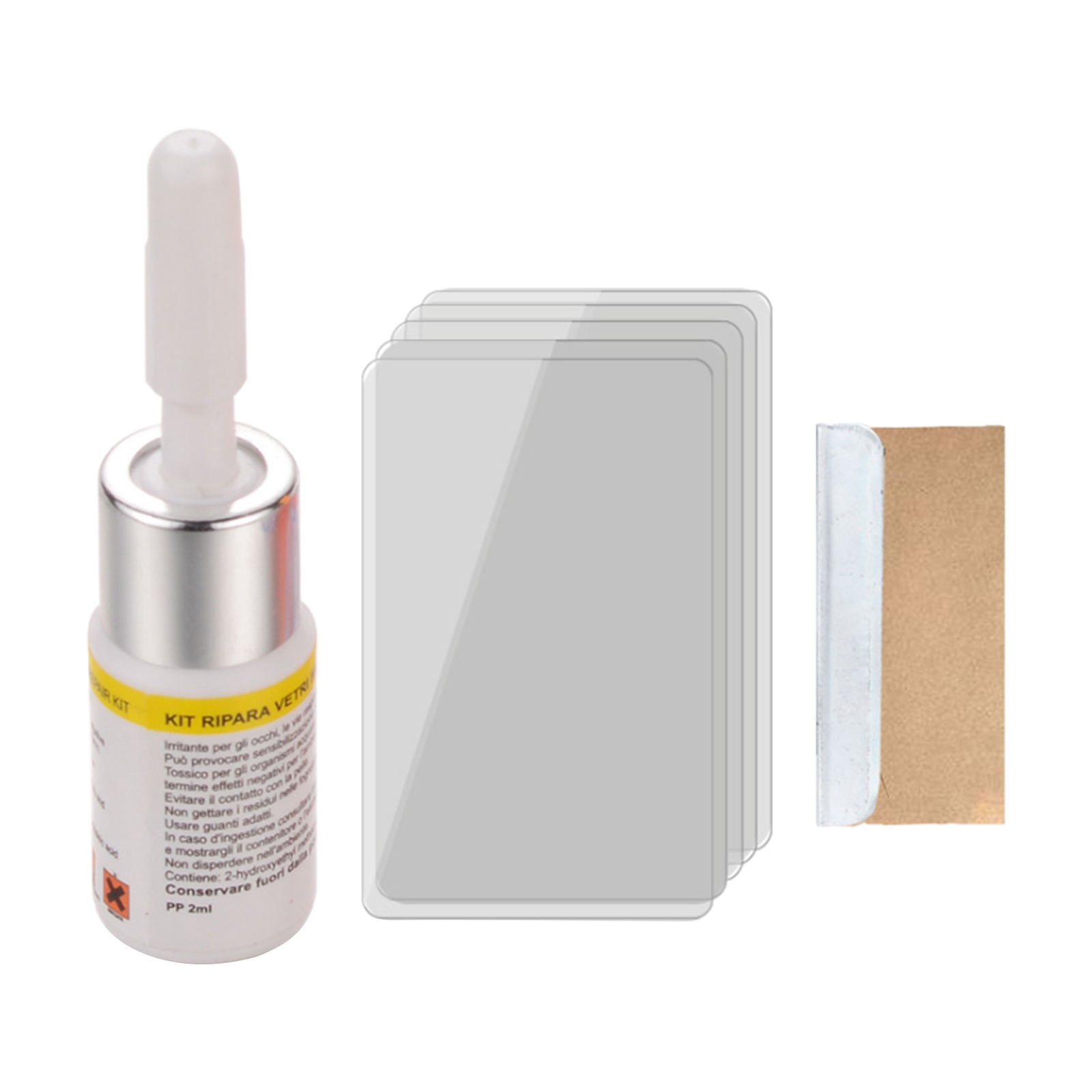 Windshield Repair Kit Car Glass Scratch Crack Window Polishing Resin Kit