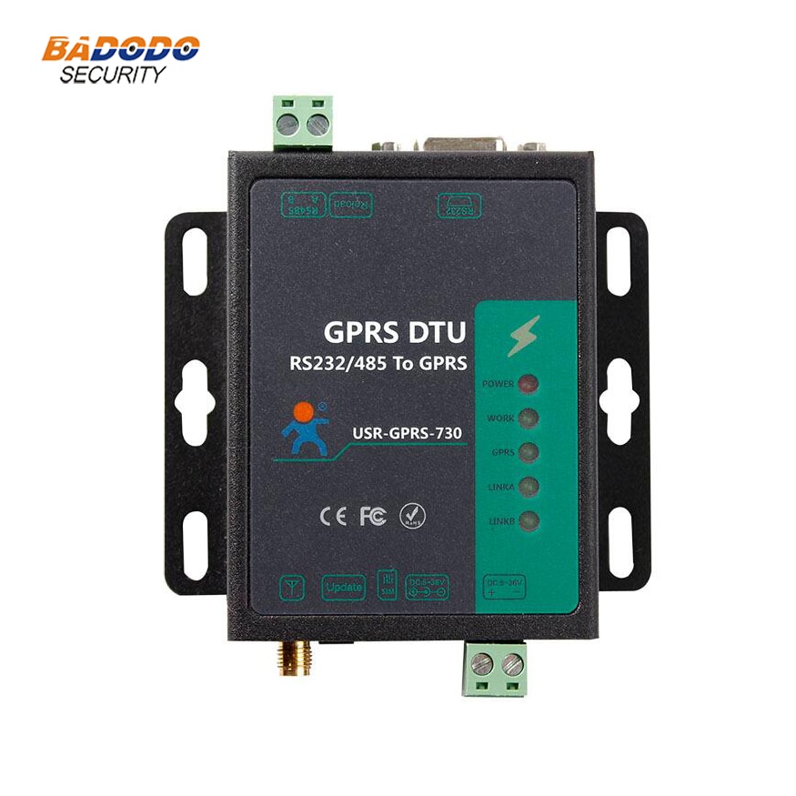 Cellular Modem serial port RS232 RS485 to GSM GPRS DTU Modem converter USR-GPRS232-730 for remote control smart Agricultural