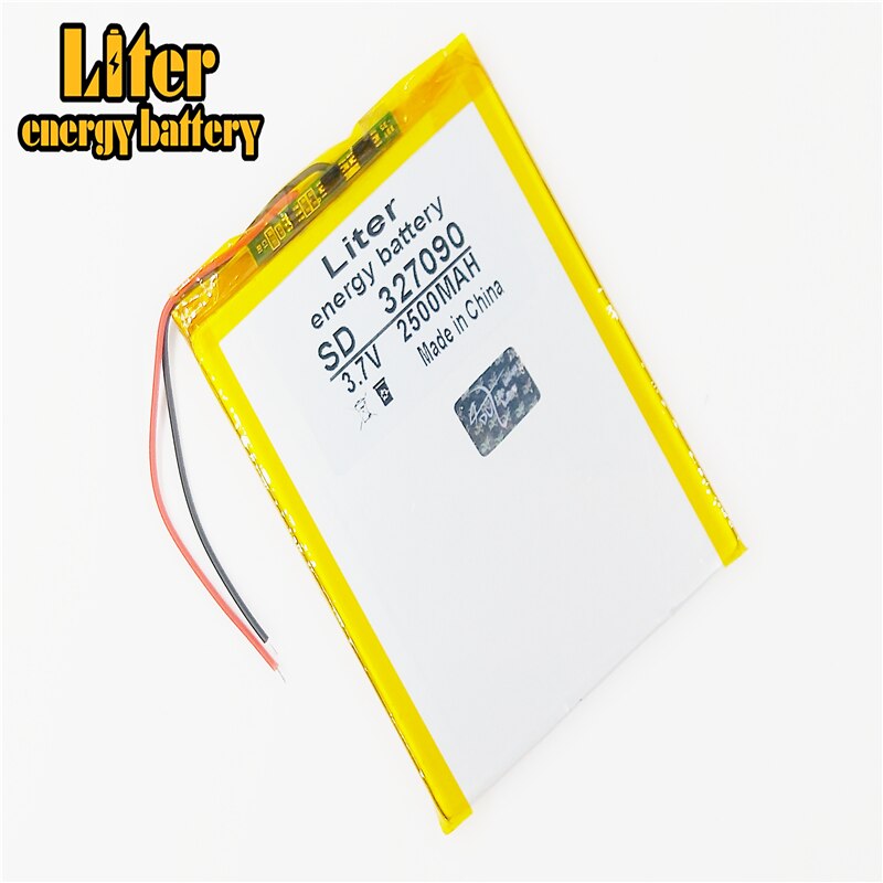 Sd Ce, Rohs, Msds Goedgekeurd Lipo Batterij 3.7V 327090 Voor Tablet Pc 2500Mah