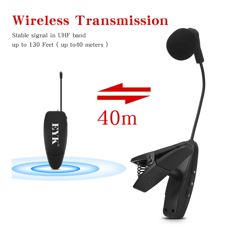 EYK UHF kabellos Instrument Mikrofon Kondensator C... Grandado