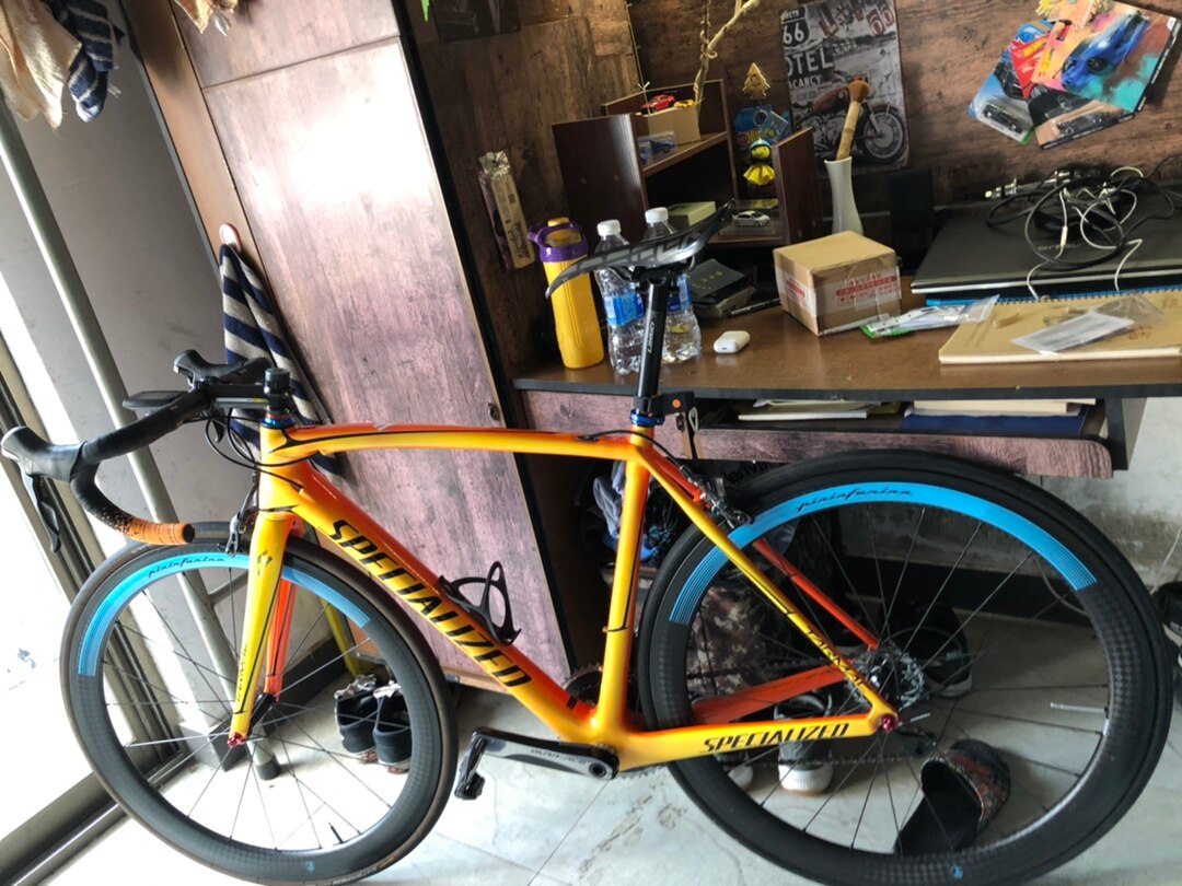 Pegatina de dos ruedas para bicicleta de carretera CP, calcomanías de carbono para ciclismo, de rosa sk