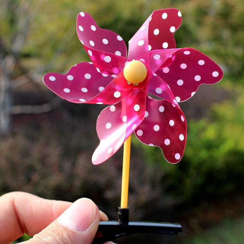Mini molino de viento de flores para niñas, tocado con horquillas elásticas, juguetes giratorios, divertidos populares, decoración, novedad de , 2 uds.