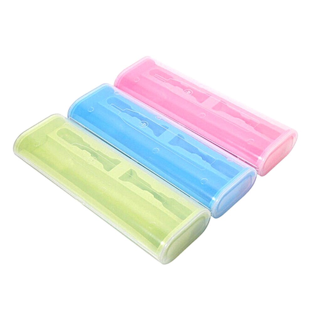 Bærbar elektrisk tandbørsteholder sag boks rejse camping til oral -b 4 farver