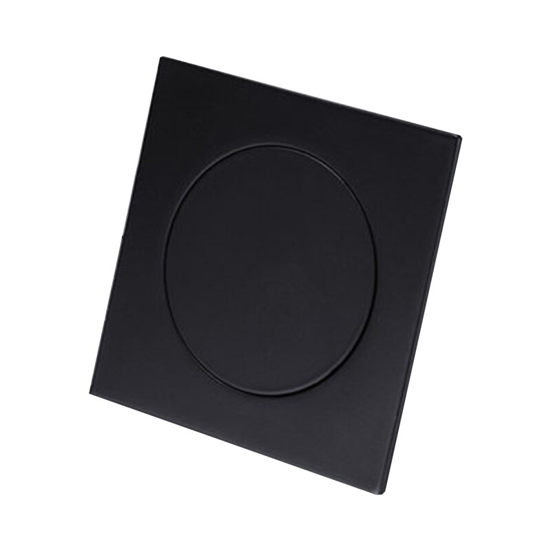 Bouncing Floor Drain Pop Up Foot Brass Chrome Anti-odor Bath Square Drains for Home Kitchen Bathroom Clogging Proof GXMA: Black