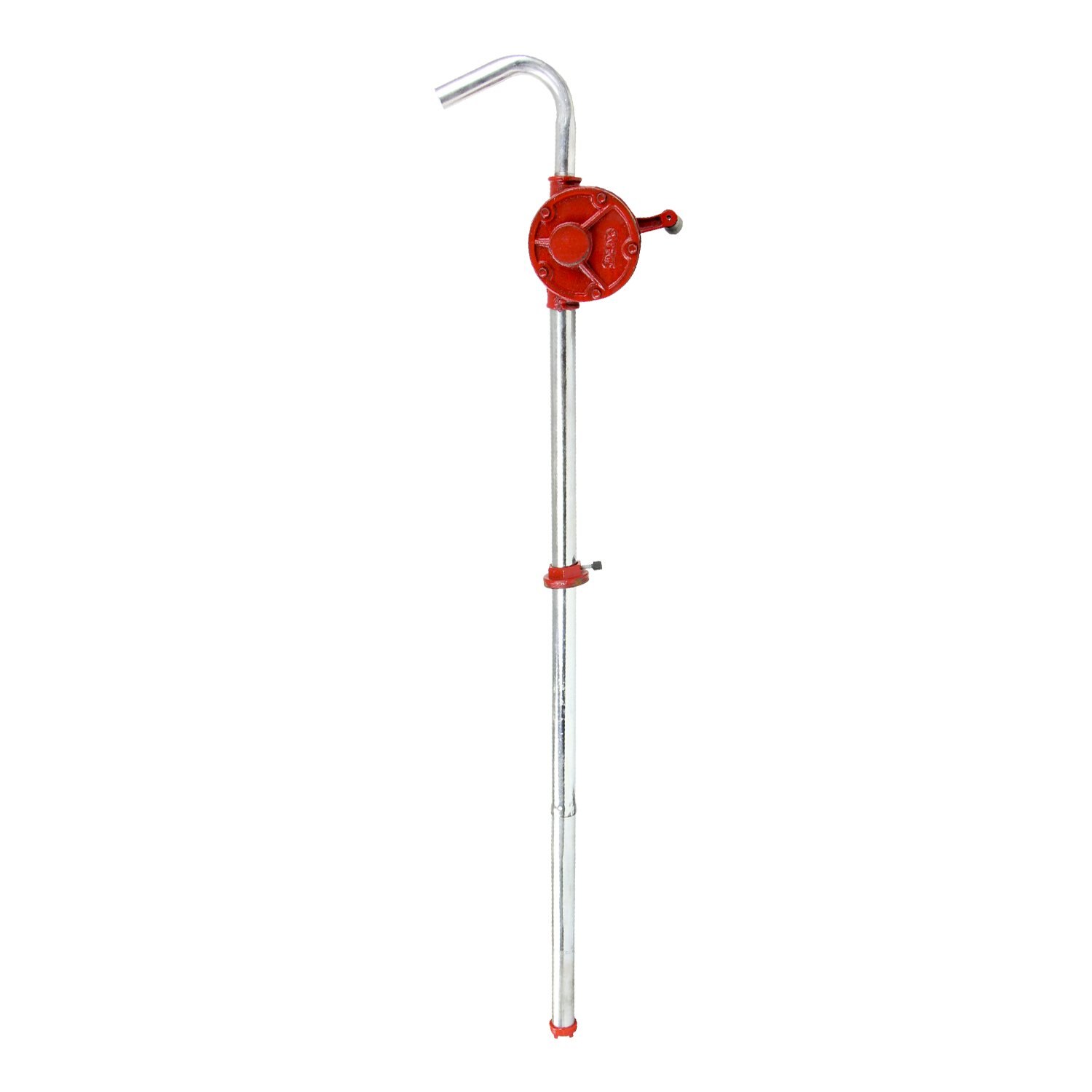 Iron Rotary-Action Drum Pumps Manual Oil Drum Pump Hand Crank Pump Manual Pump Aluminum Alloy Manual Bucket Pump