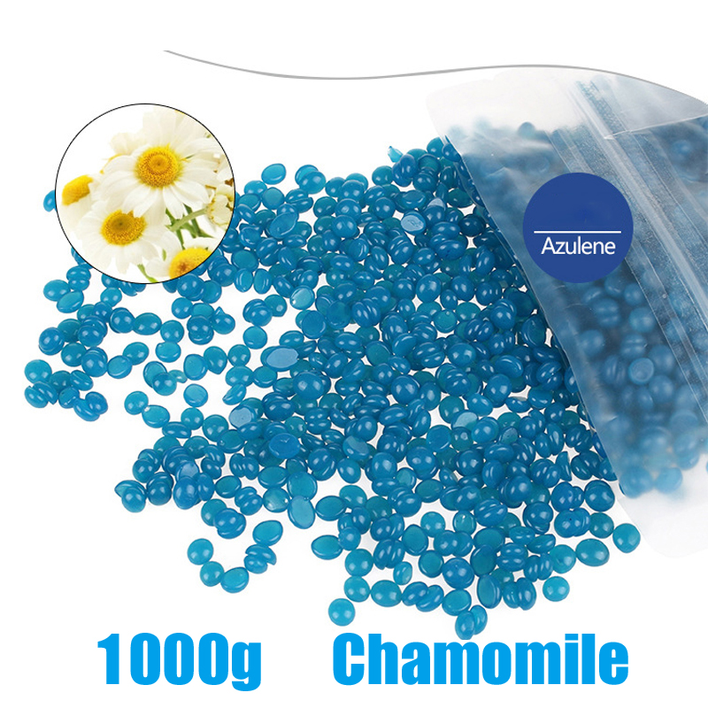 1000g Film Schmerzlos Wachsen Perlen Enthaarung Wachs Bohnen Harte Wachs Bohnen Heizung Wachs Maschine Bikini Gesicht Körper haar Entfernung: green