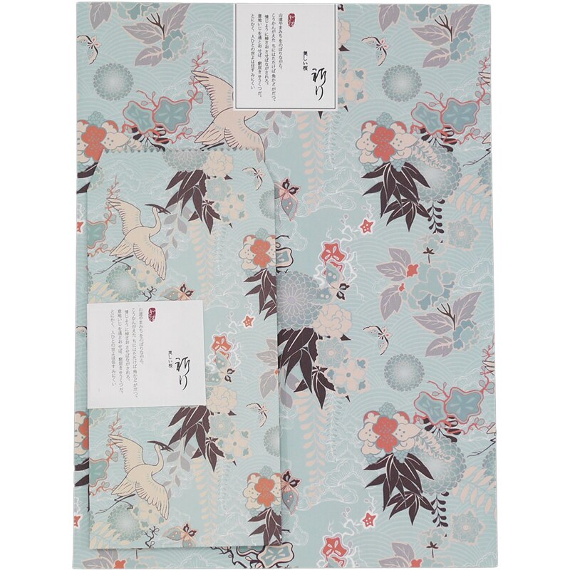 Vintage japonés estilo 24 Uds papel de carta 12 Uds sobre conjunto dibujo tarjetas de felicitación Scrapbooking de boda invitaciones