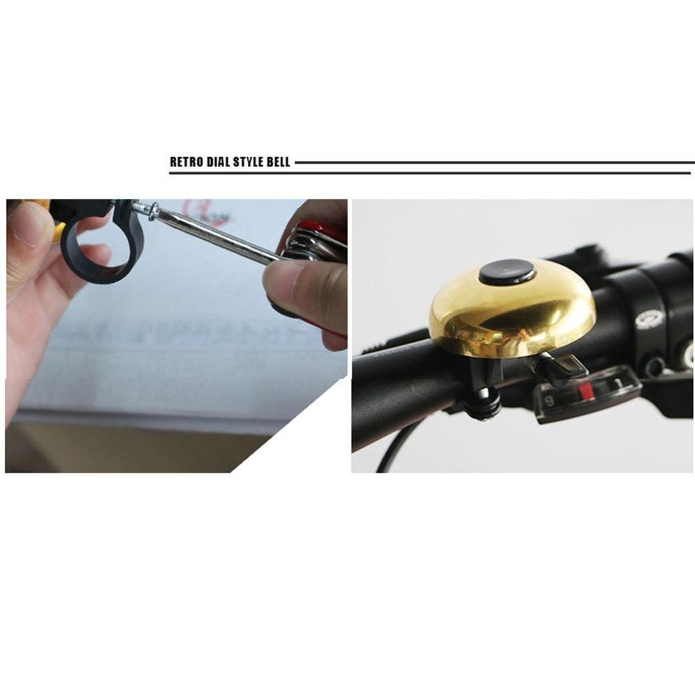 Campana de la bicicleta campana bicicleta de montaña cuerno timbre para bicicleta accesorios para ciclismo de montaña bicicleta de cuerno de cobre de Bell