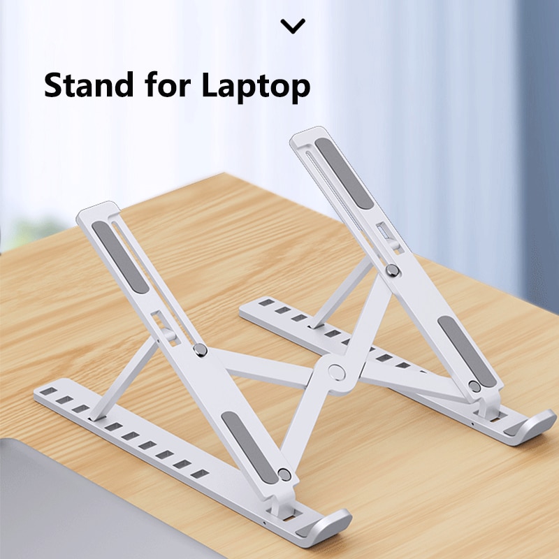 Adjustable Height with Multiply Angle Laptop Notebook Stand with Adjustable Riser Compatible for MacBook Pro/Air, Surface Laptop