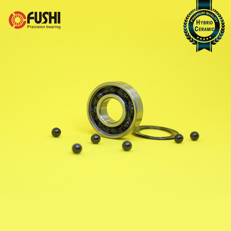 6001rs hybrid keramiske lager 12*28*8 mm abec -5 1pc sykkel bunnbraketter &amp; reservedeler 6001 rs 2rs si3 n 4 kulelager 6001-2rs