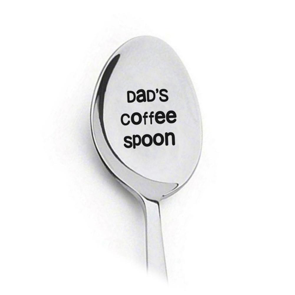 Cereal Killer Kitchen Tableware Coffee Spoon Stainless Steel Letter Engraving Spoons For Birthday Christmas Couple: BS1007