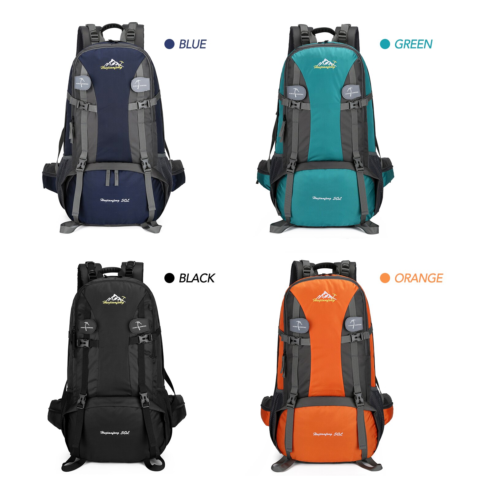 50L Trekking Backpack Hiking Backpack for Mountaineering Travelling Camping