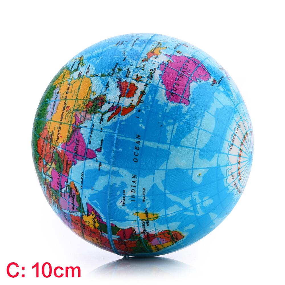 Pu skum trykbold 6-10 cm globe vent buffer stigning rebound børn voksen legetøj dekompression svamp bold puslespil udendørs legetøj: 10cm