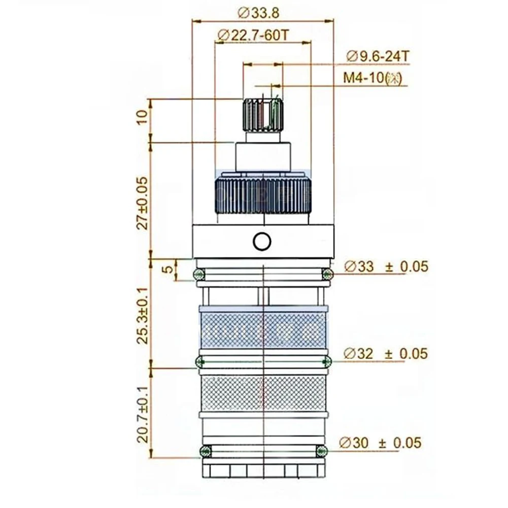 Shower Valve Thermostatic Cartridge Thermostatic Mixer Valve Bathroom Hardware Thermostatic Cartridge Bathroom Hardware