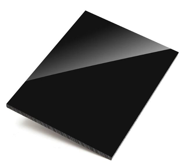 10 Stuks 100X100Mm Transparant Of Alle Kleur Acryl Plaat Plexglass Plaat 2,8Mm Dikte Zwart/Rood/Wit/Blauw En Meer: Black