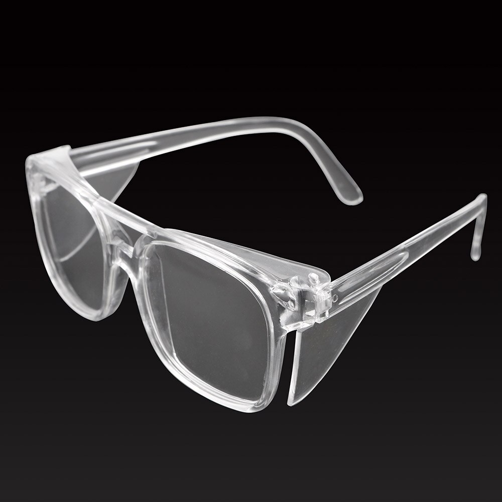 Pc Veiligheidsbril Volledig Afgesloten Transparante Lens Bril Eye Beschermende Bril Anti-Fog Antisand Dust Resist Uv Licht: WHITE