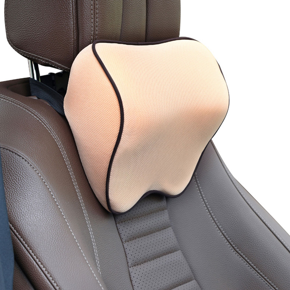 Universal Car Seat Head Support Cushion Car Neck Headrest Pillow Memory Cotton Foam Car Interior Accessories: F