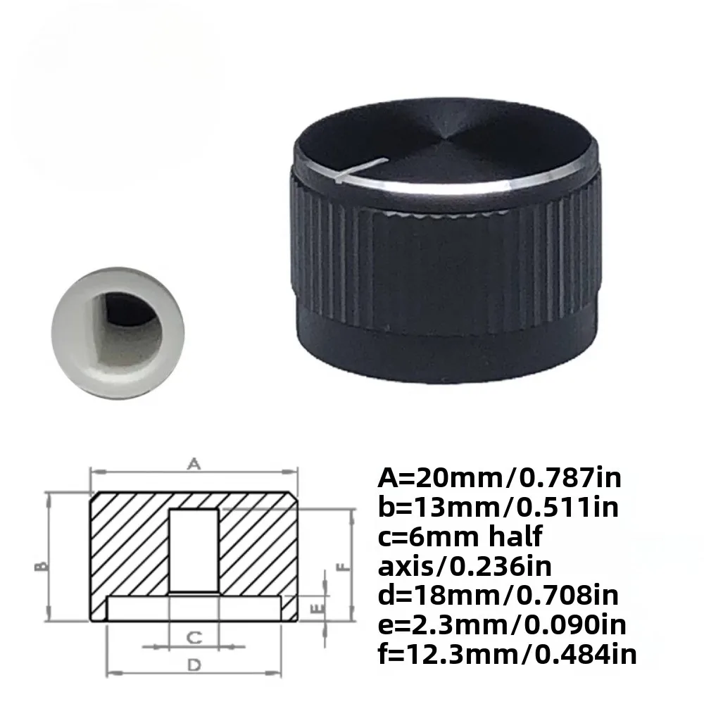Auto Audio Knop - Volumeregeling Potentiometer Kap voor GM Navigatie DVD/CD - 7P Schakelaar Pin: Beige