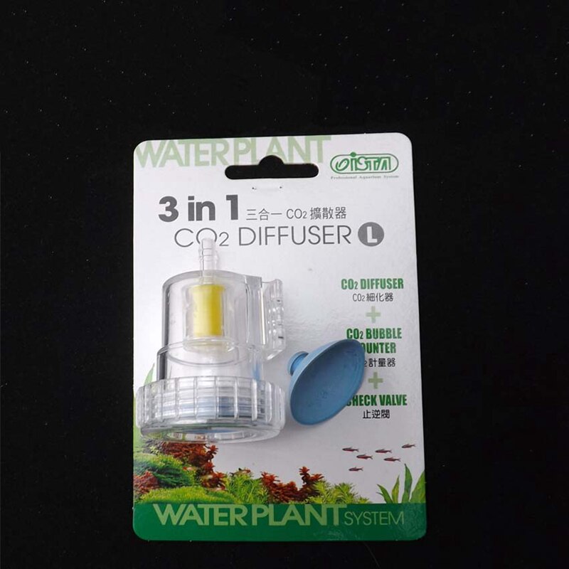 3 In 1 Aquarium Transparante Co2 Diffuser Bubble Counter Non-Return Controleer Valve Voor Aquarium Aquatic Water planten