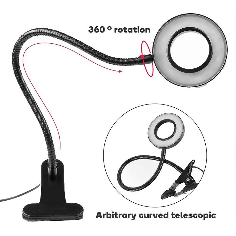 Led plantengroeilamp enkelkops plantenlamp usb ringlamp kamerplantenvullamp groeilamp