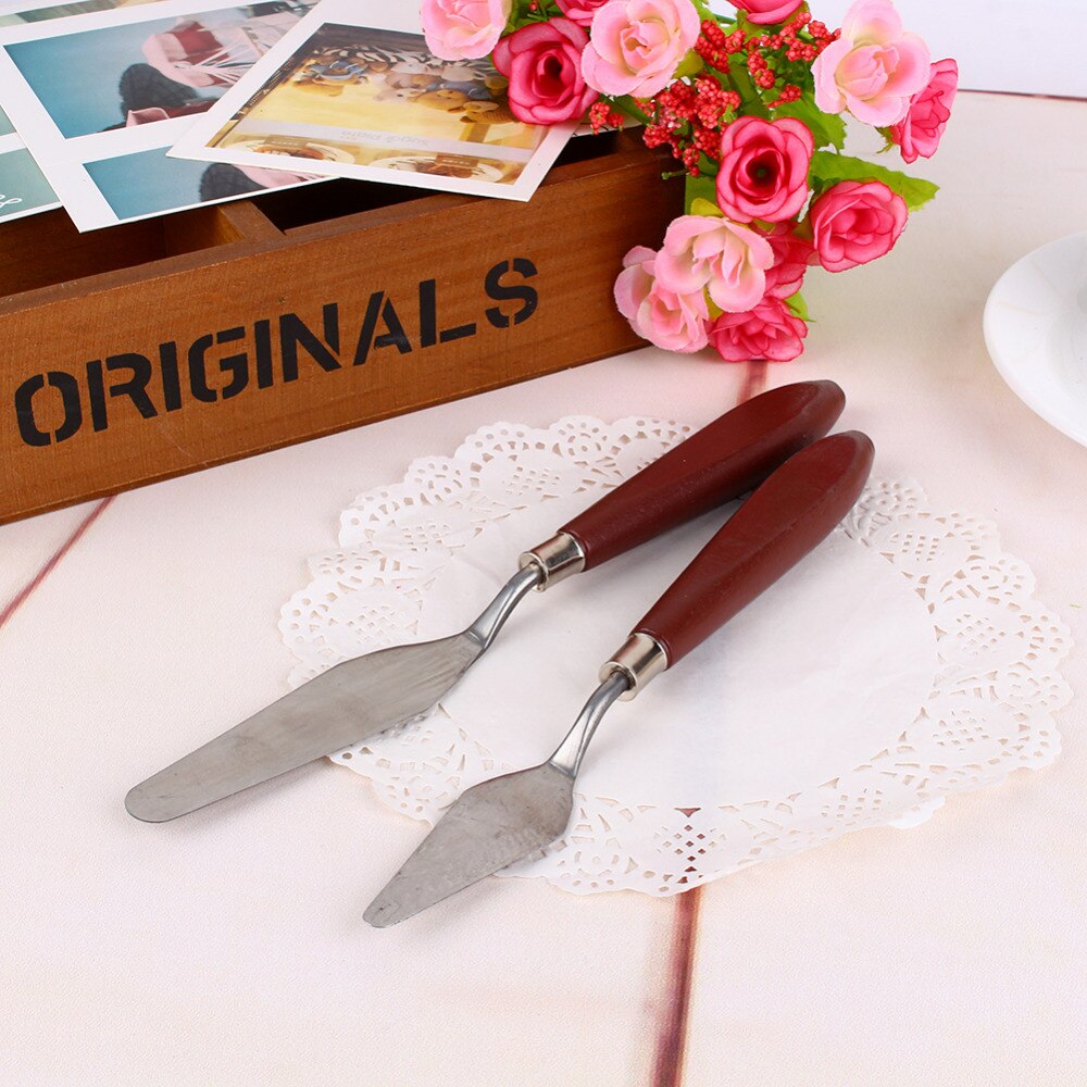 5pcs/set Artist Oil Painting Knives Spatula Art Craft Metal Spatula Set
