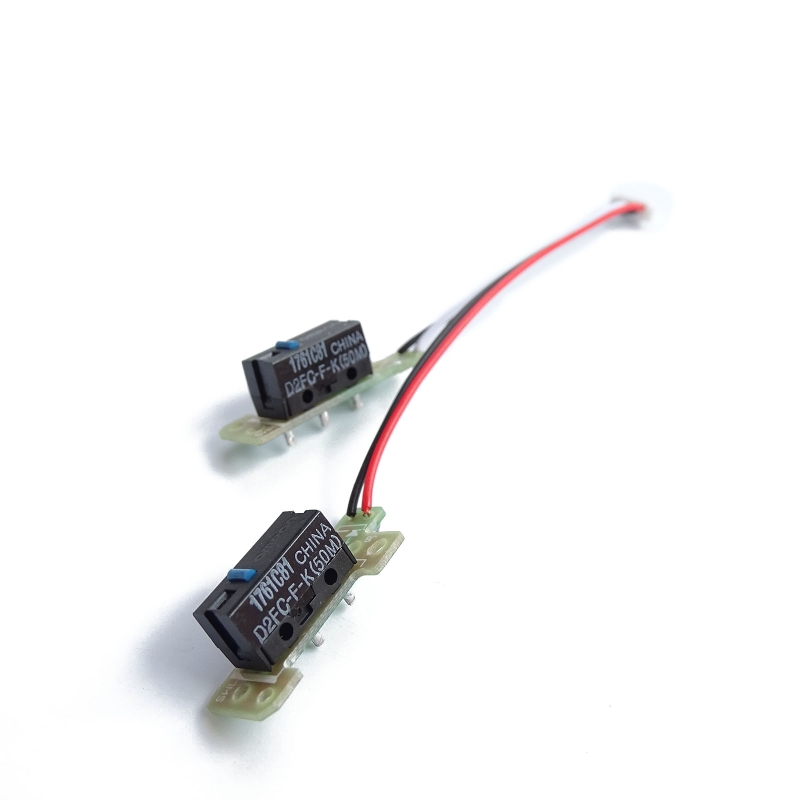 Kailh GM – souris de jeu à Micro-interrupteur, câble de carte soudé, 80M, 2 pièces, point bleu 8.0, pour logitech G304 G305, B36A: Blue Dot Switch 50M